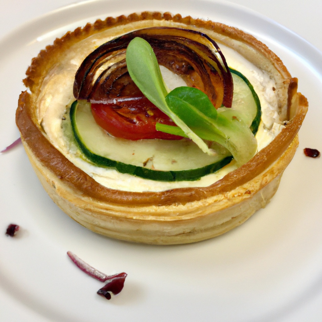 Goats Cheese & Caramelised Onion Tart
