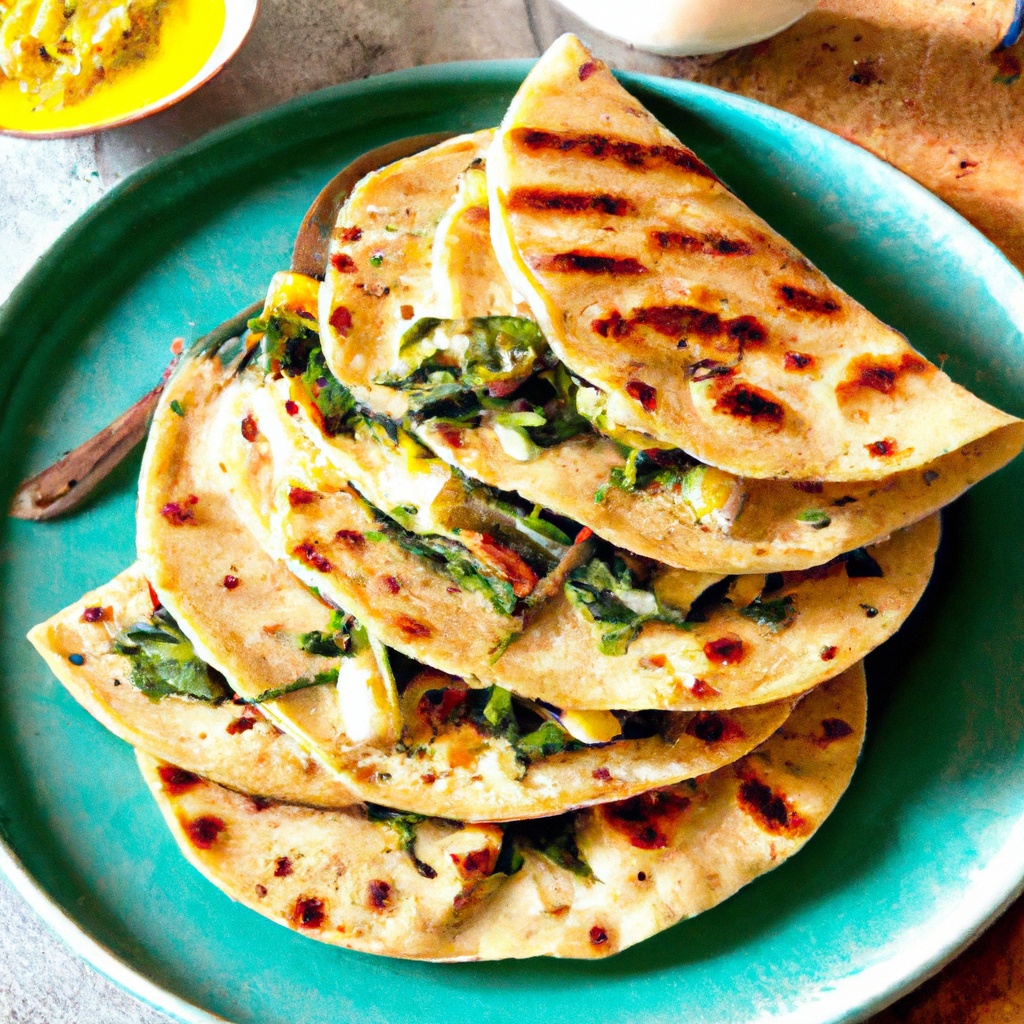 Guadalajaran Swiss Chard Quesadillas