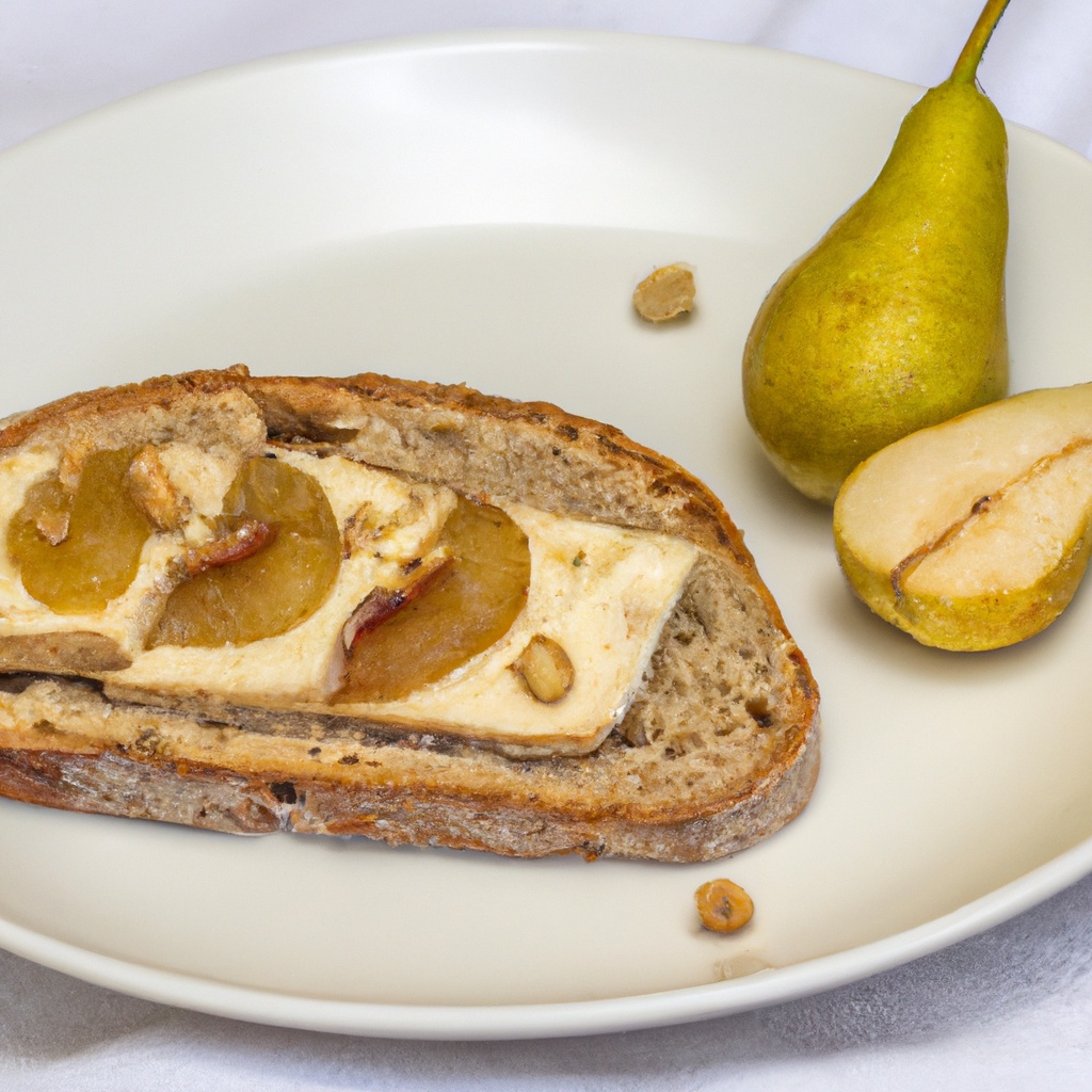 Brie & Spiced Pear Paste Sandwich – Recipe Wise