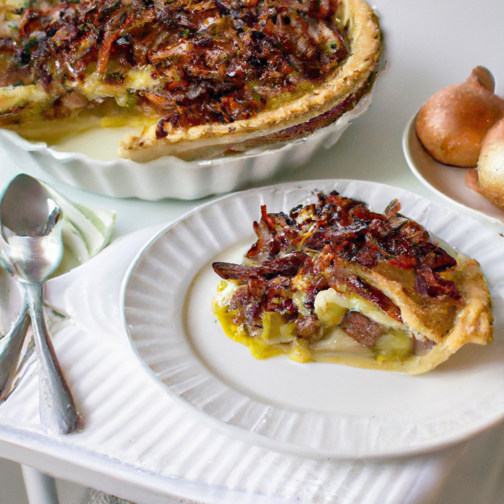 Special Onion and Bacon Pie