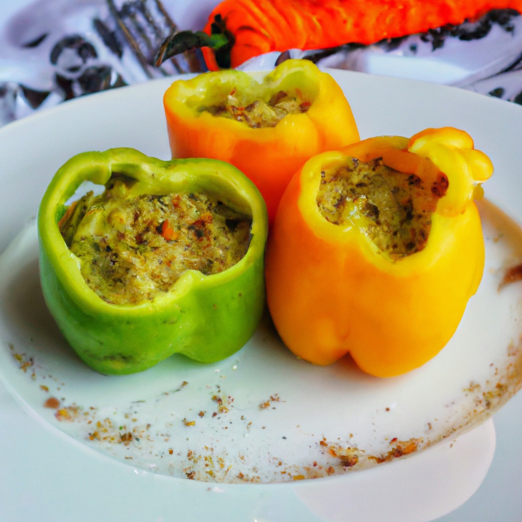 Stuffed (With Veggies) Bell Peppers