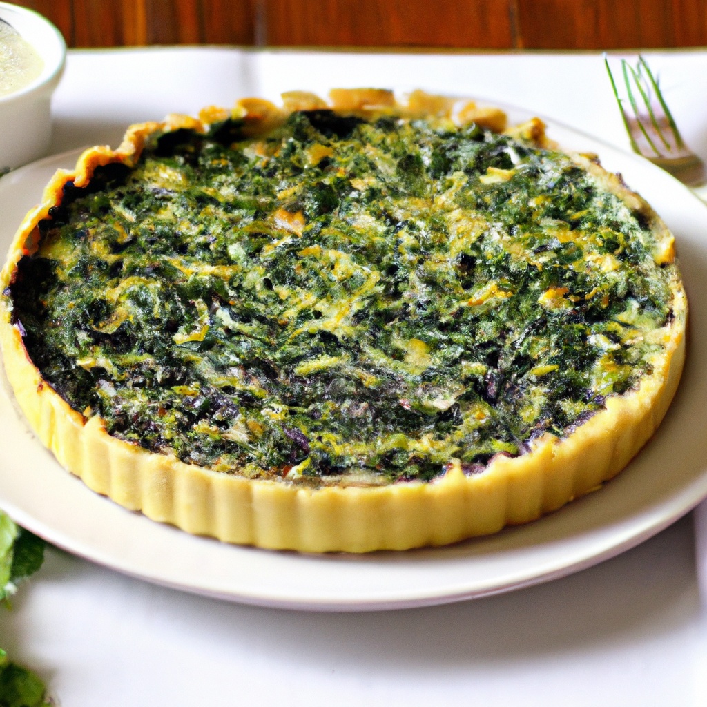 Spinach Quiche or Gratin – Adapted from Julia Child