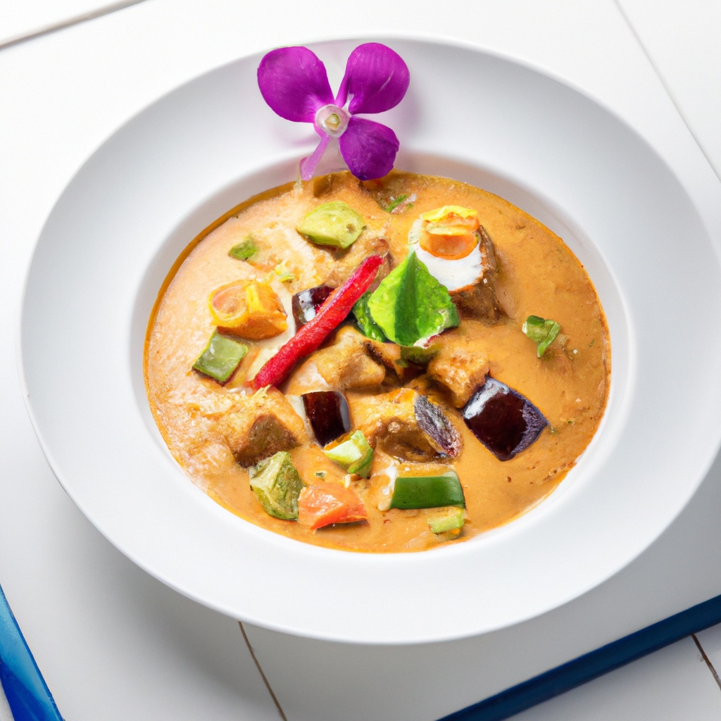 Thai Red Pork Curry With Aubergines