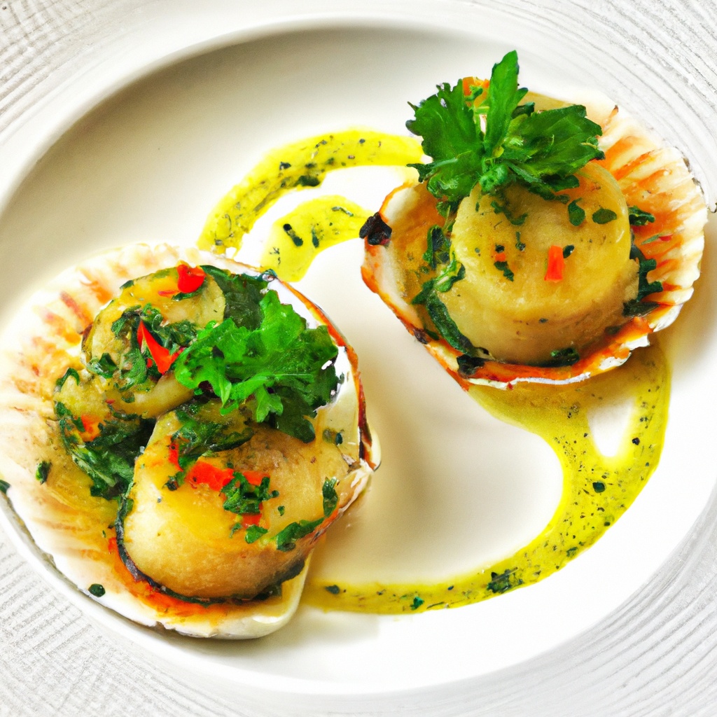 Scallops With Coriander Butter Sauce – Recipe Wise