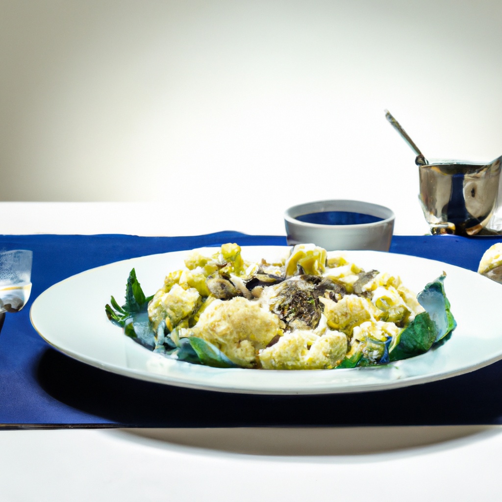 Cauliflower With Gorgonzola Sauce