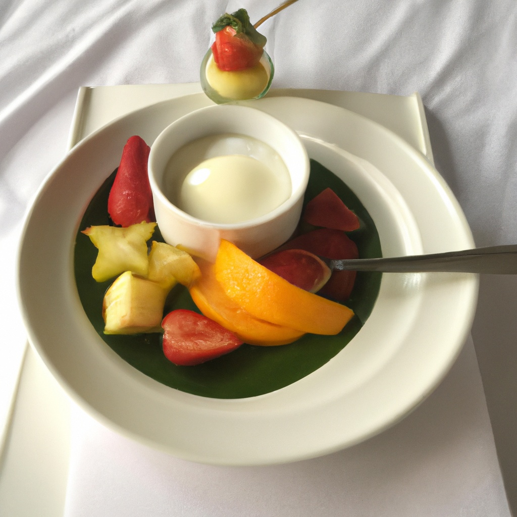 Fresh Fruit With Greek Yogurt Dip-Dressing