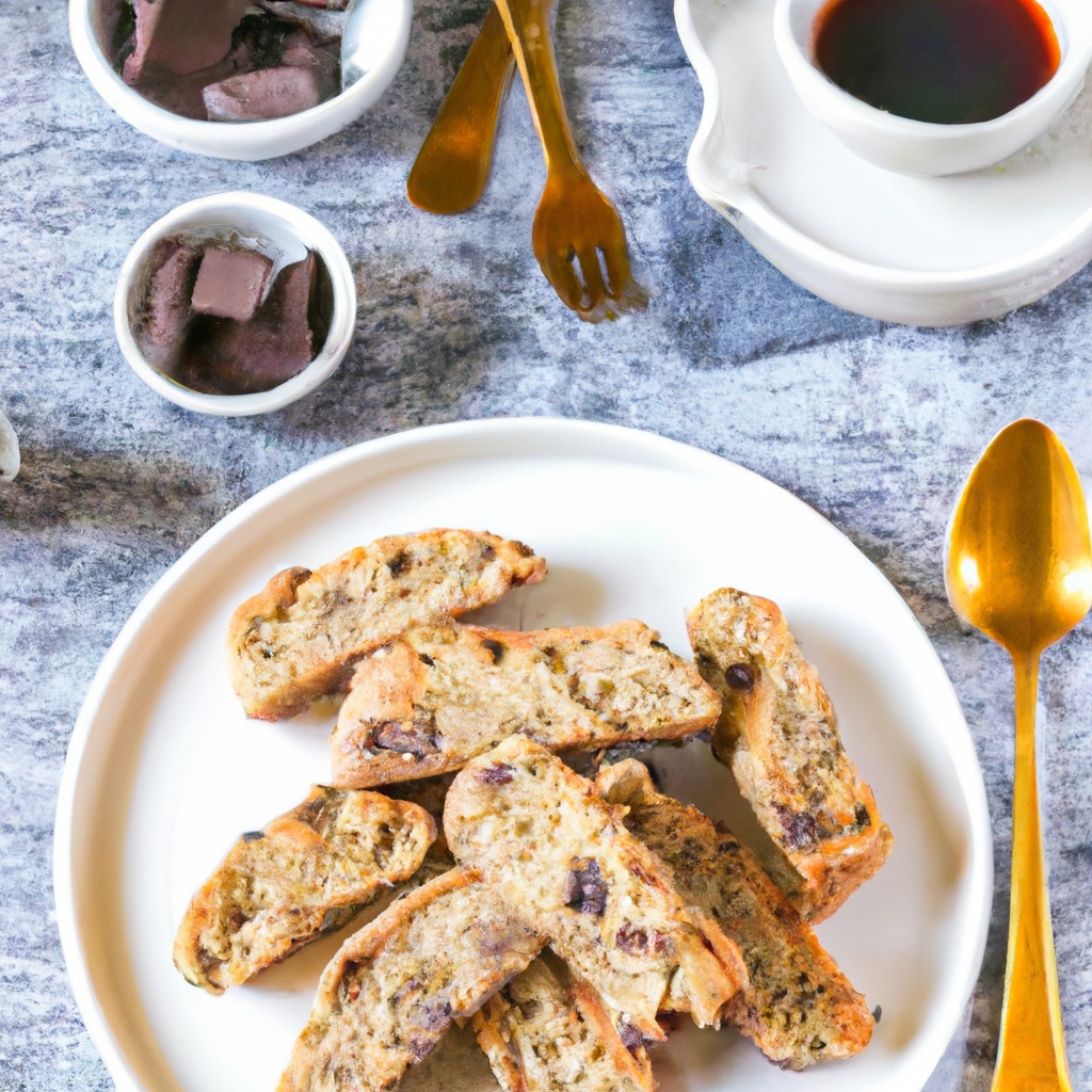 Chai Chocolate Chip Biscotti