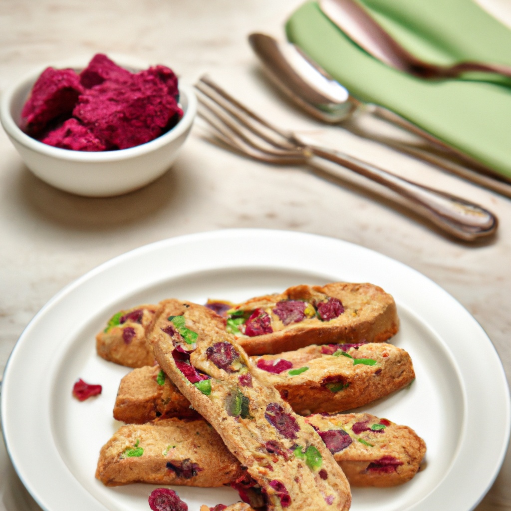 Cherry-Pistachio Biscotti