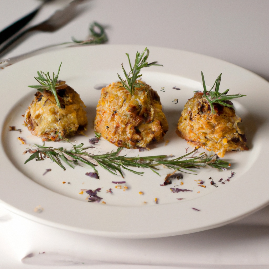 Savory Rosemary Garlic Farfel Kugel