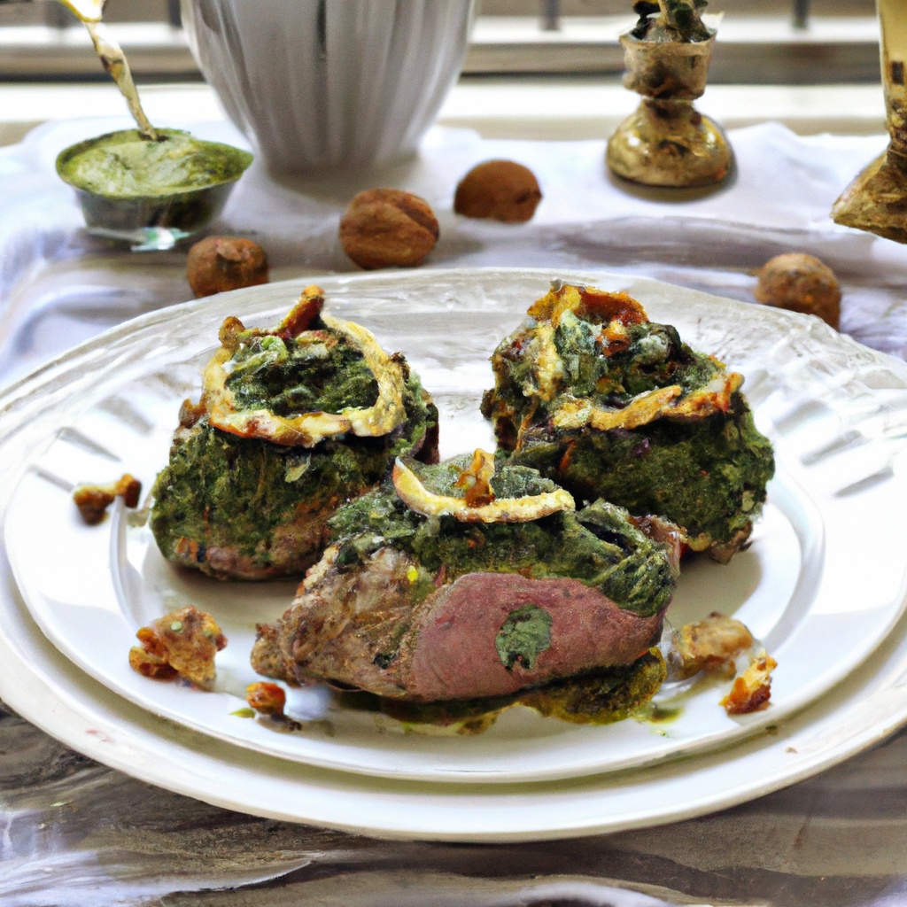 Pesto Stuffed Pork Chops