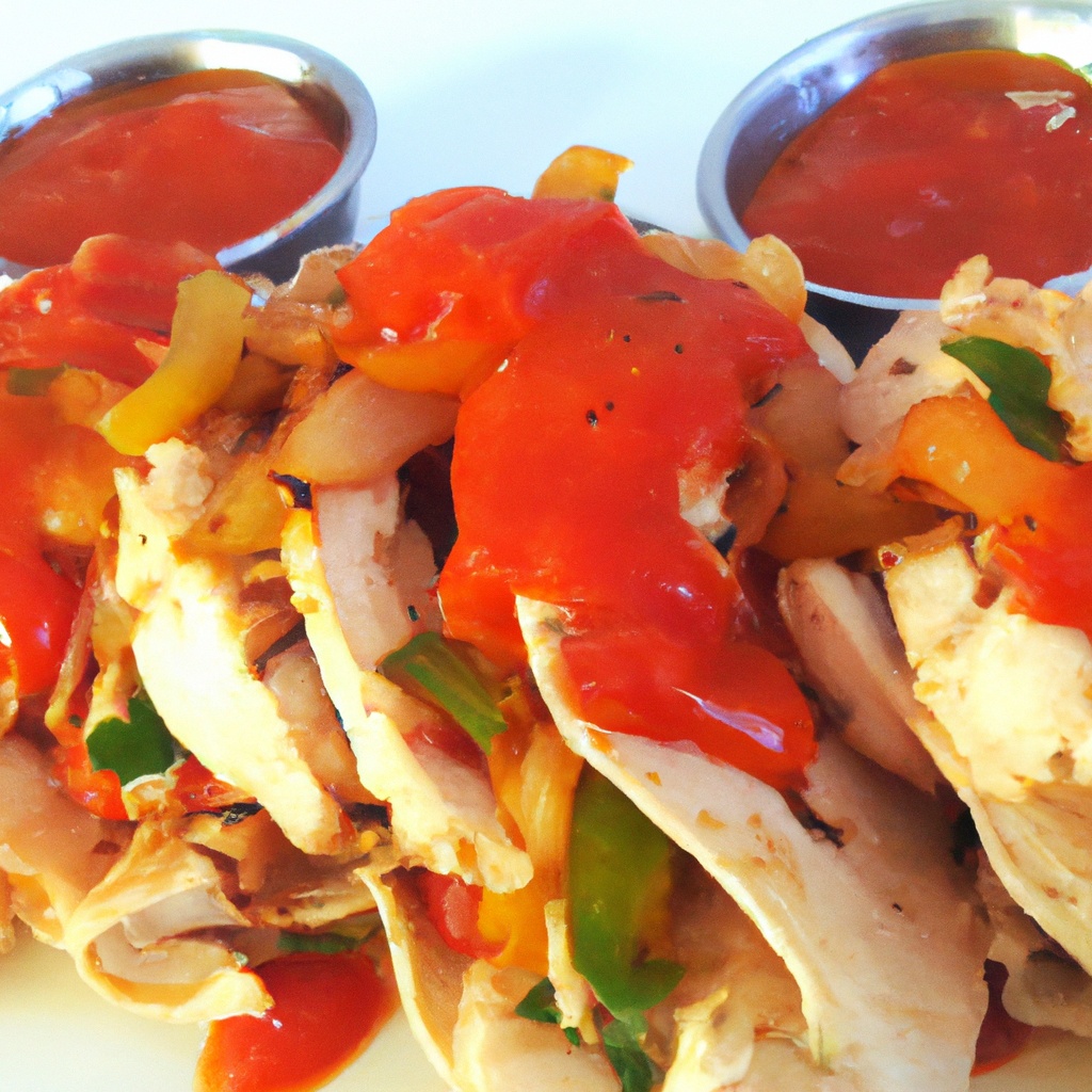 Sriracha Chicken Fajitas