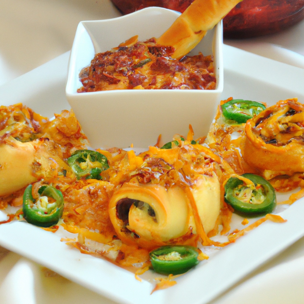 Chili Cheddar Pinwheels