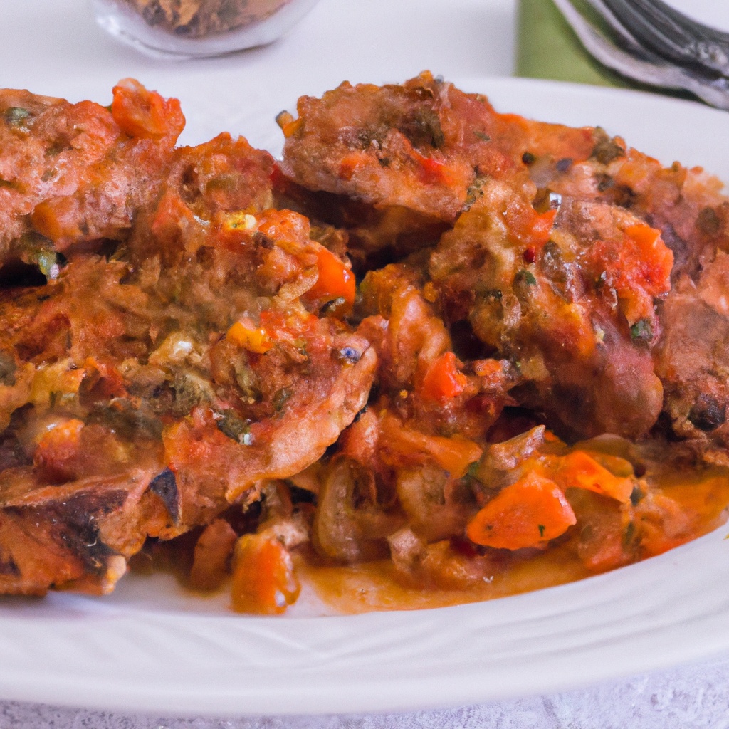 Heathly Crock Pot Salsa Pork Chops