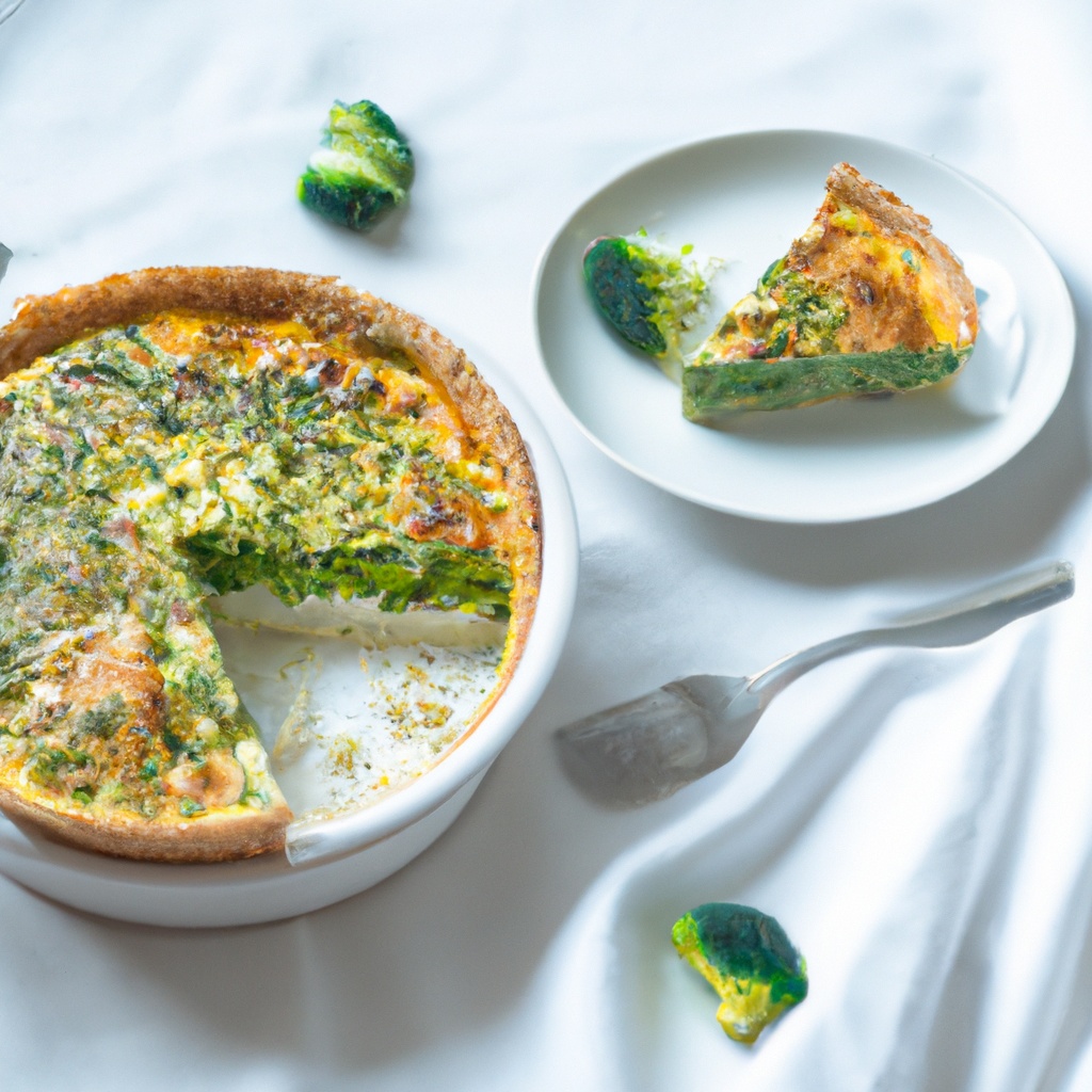 Simple Crustless Broccoli Quiche – Recipe Wise