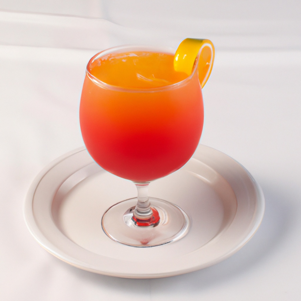 Bahama Mama Sunrise Cocktail