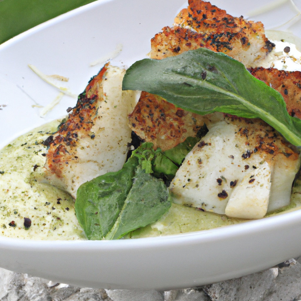 Basil Caesar Chilean Sea Bass