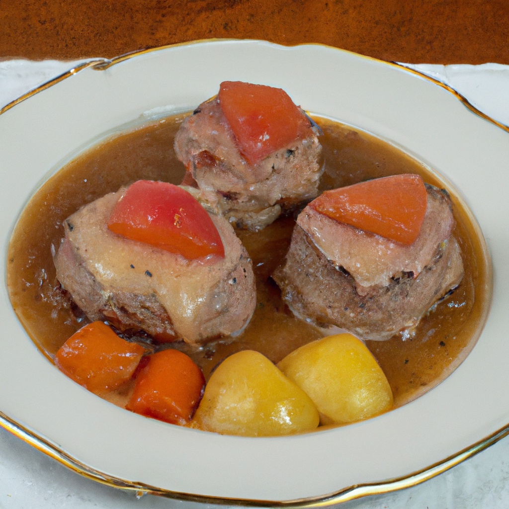 Gestoofde Runderlappen – Scallops of Beef