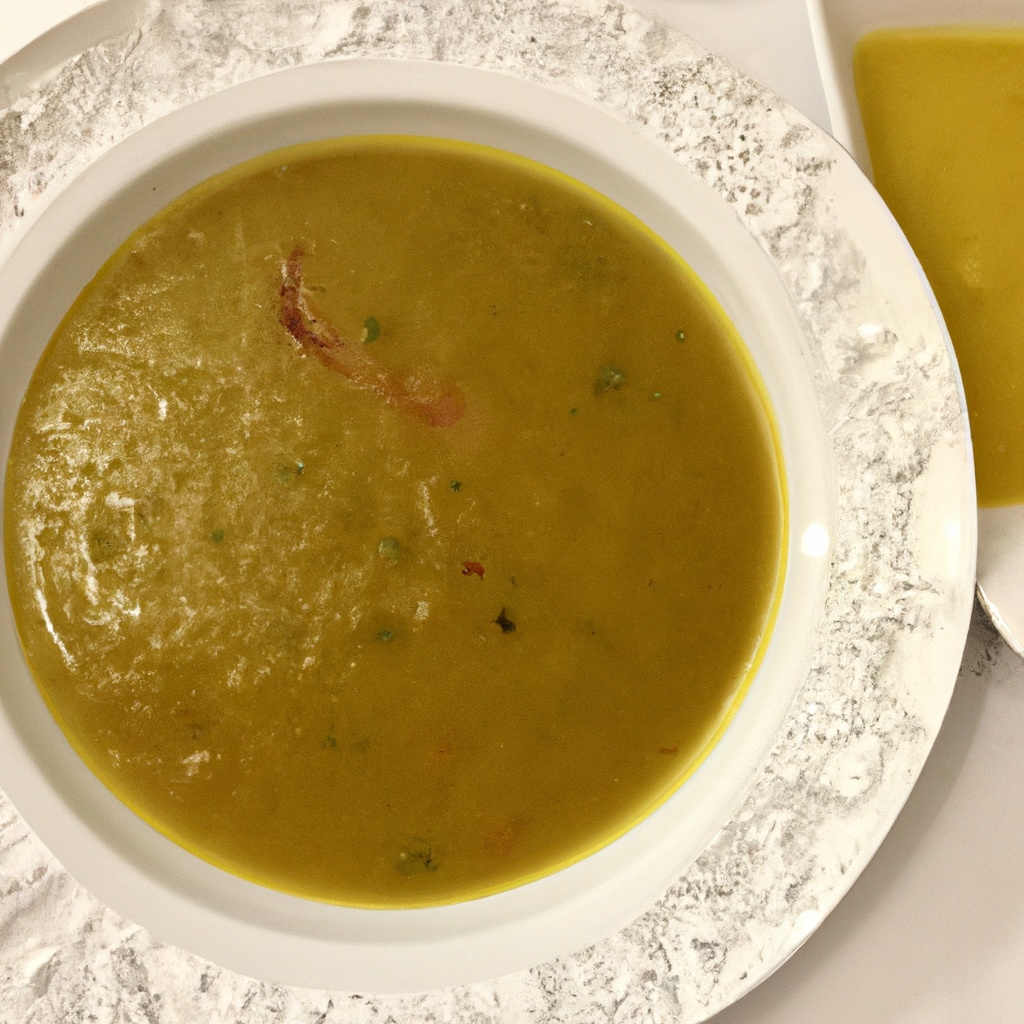 Wintertime French Style Split Pea Soup