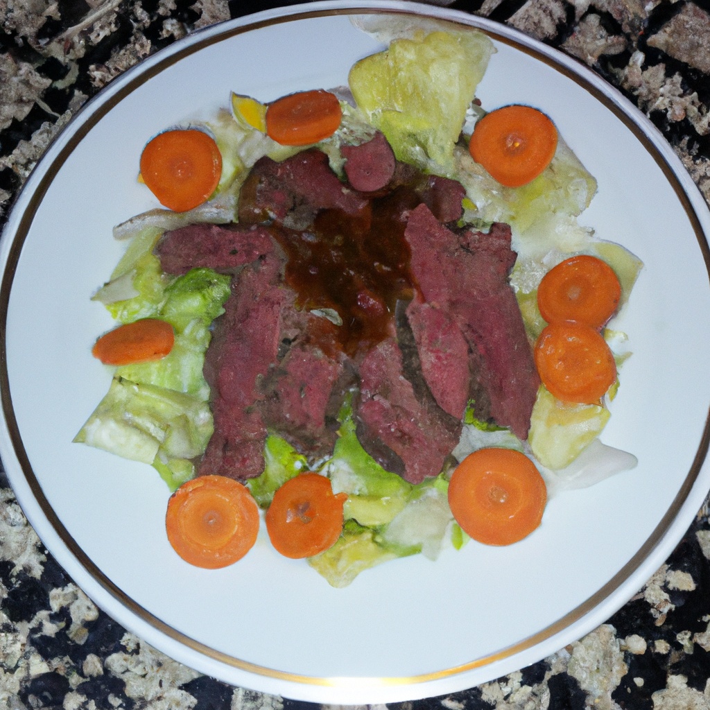 Simple Sizzling Beef Salad