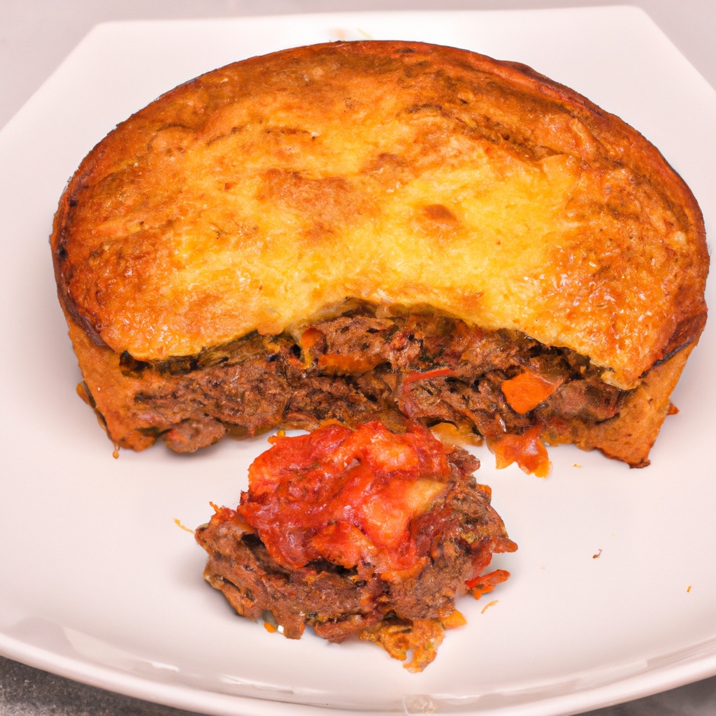 Barbecued Beef Pie With Cornbread Topping