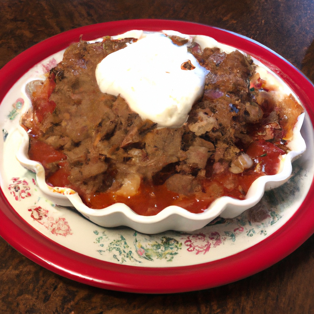 Mom’s Tortilla Chip Casserole With Ground Beef