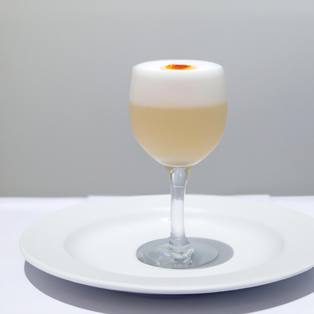 Traditional Pisco Sour (Peruvian Cocktail)