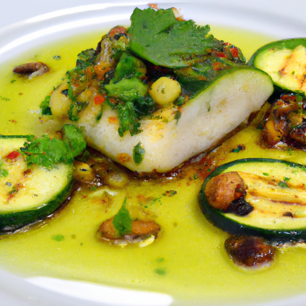 Chilean Sea Bass With Zucchini