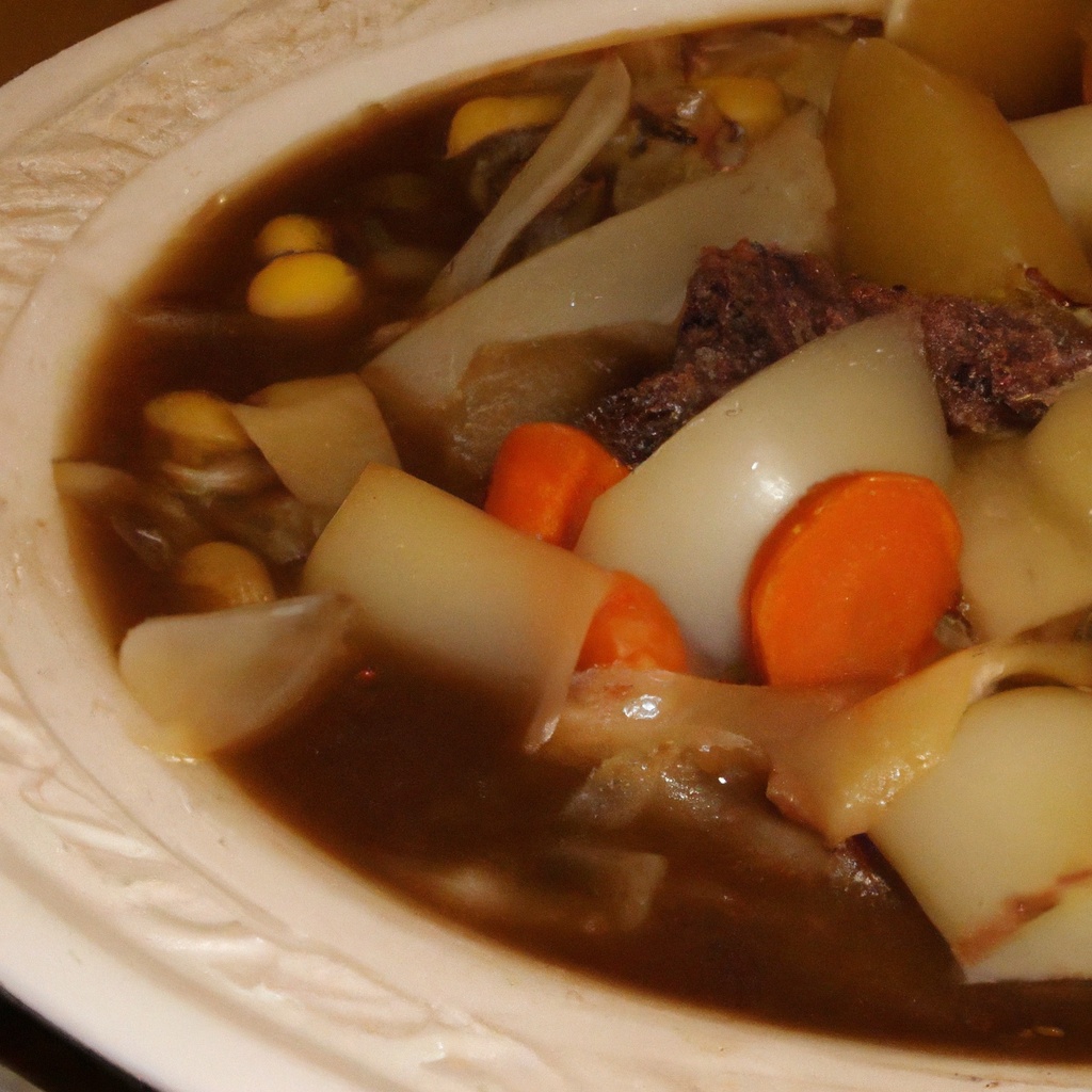 Kickin Vegetable Beef Soup