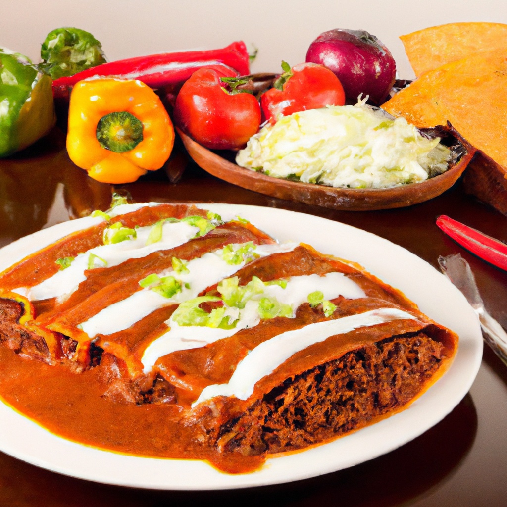 Tijuana Maniac Beef Enchiladas