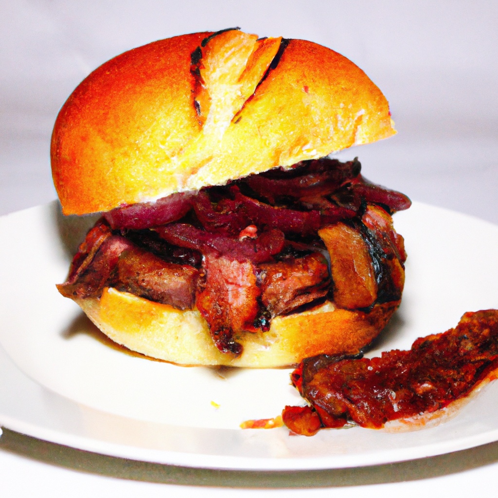 Barbecue Sandwiches (Homemade Using Beef Brisket)