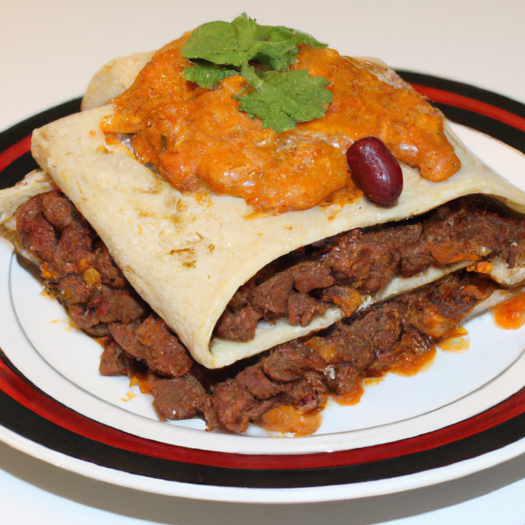 Beef ‘n Bean Burrito Stack (Crock Pot, Slow Cooker)