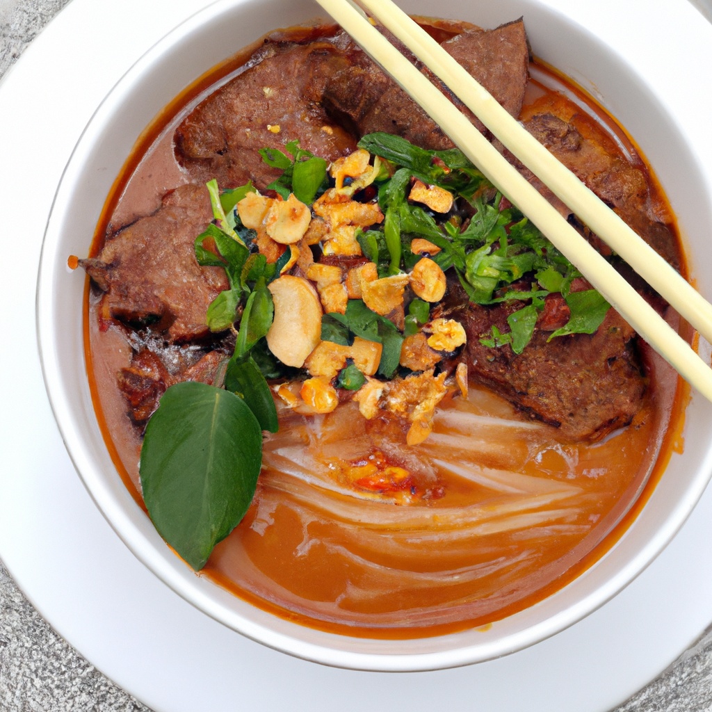 Spicy Beef Satay Pho