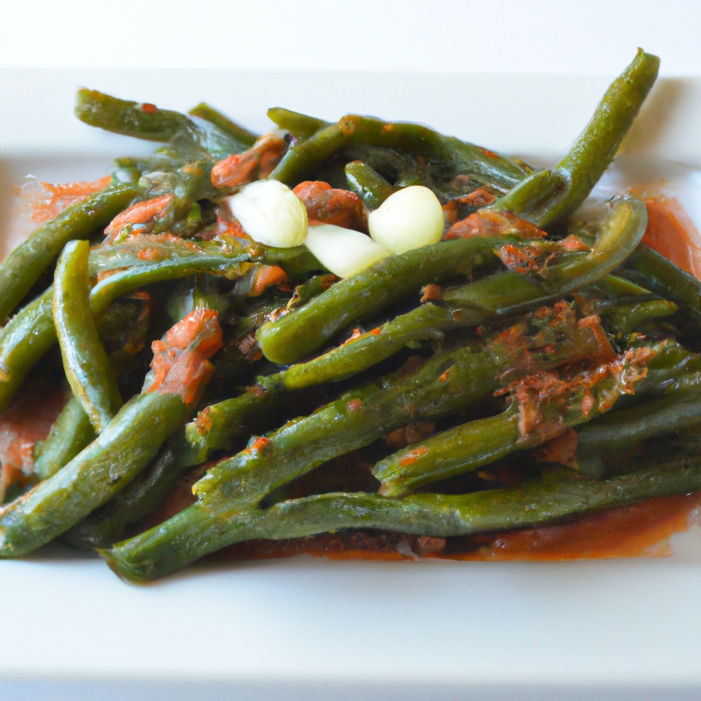 Grecian Green Beans in Tomato Sauce