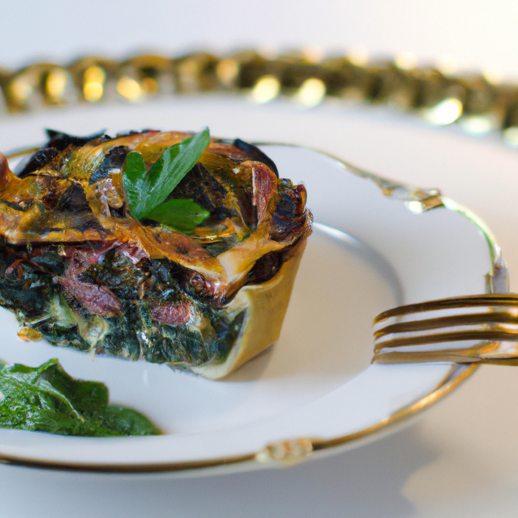 Spinach Pie with Pancetta