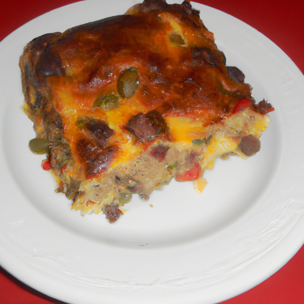 Philly Beef ‘n’ Pepper Strata