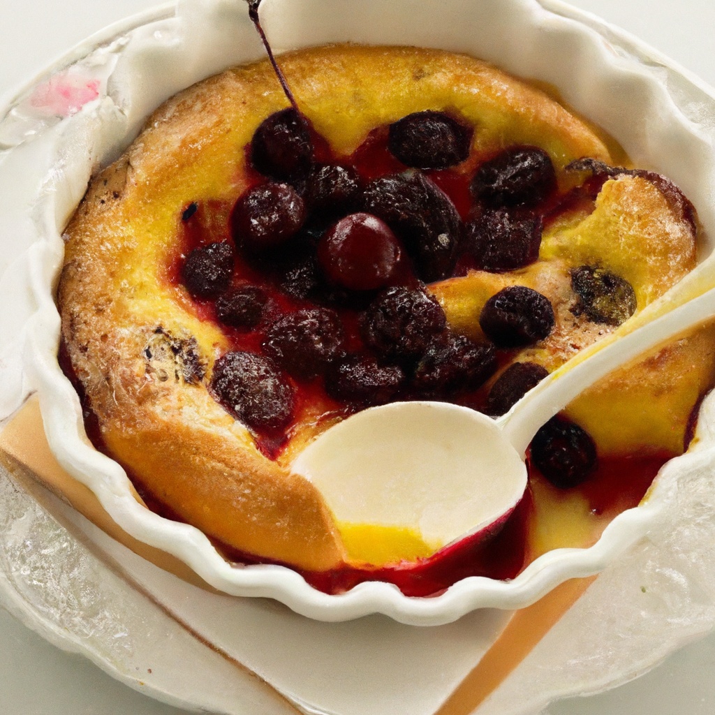 Brandied Cherry Clafouti