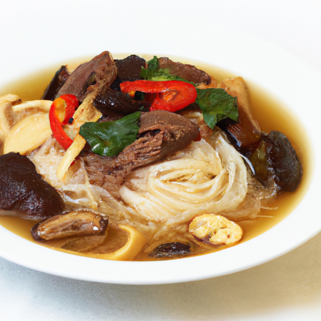 Spicy Beef Soup With Cello Noodles