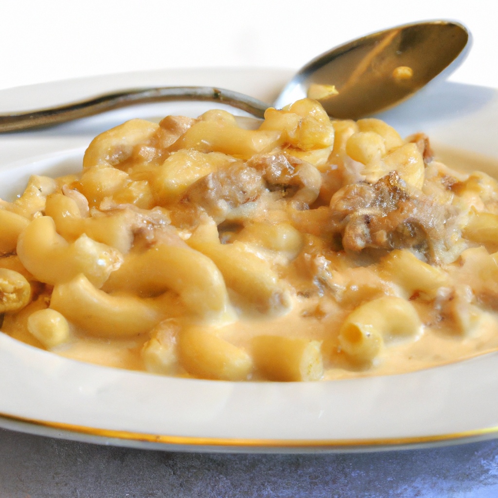 Creamy Macaroni & Beef (Crock Pot)